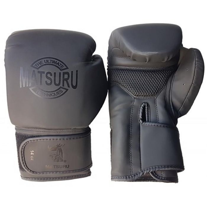 Matsuru Fighter Shadow Black Bokshandschoenen - Zwart