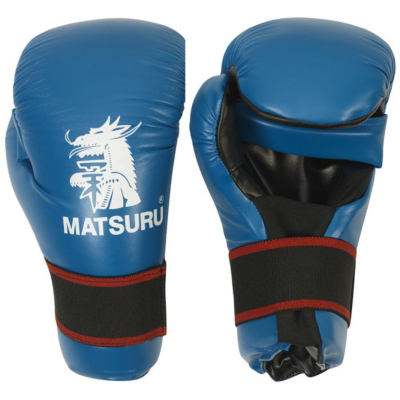 Matsuru Super Hand Karate Handschoenen - Blauw