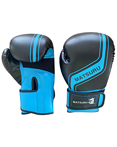 Matsuru Amateur Bokshandschoenen - Zwart/Blauw