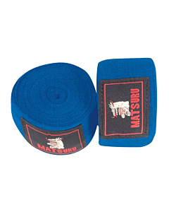 Matsuru Boksbandage 3 meter Blauw
