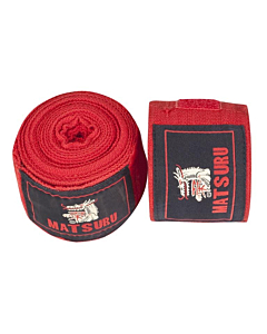 Matsuru Boksbandage 3 meter Rood