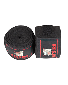 Matsuru Boksbandage 3 meter Zwart