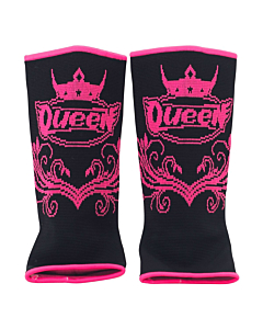 Booster Queens Enkelbeschermer Zwart Roze